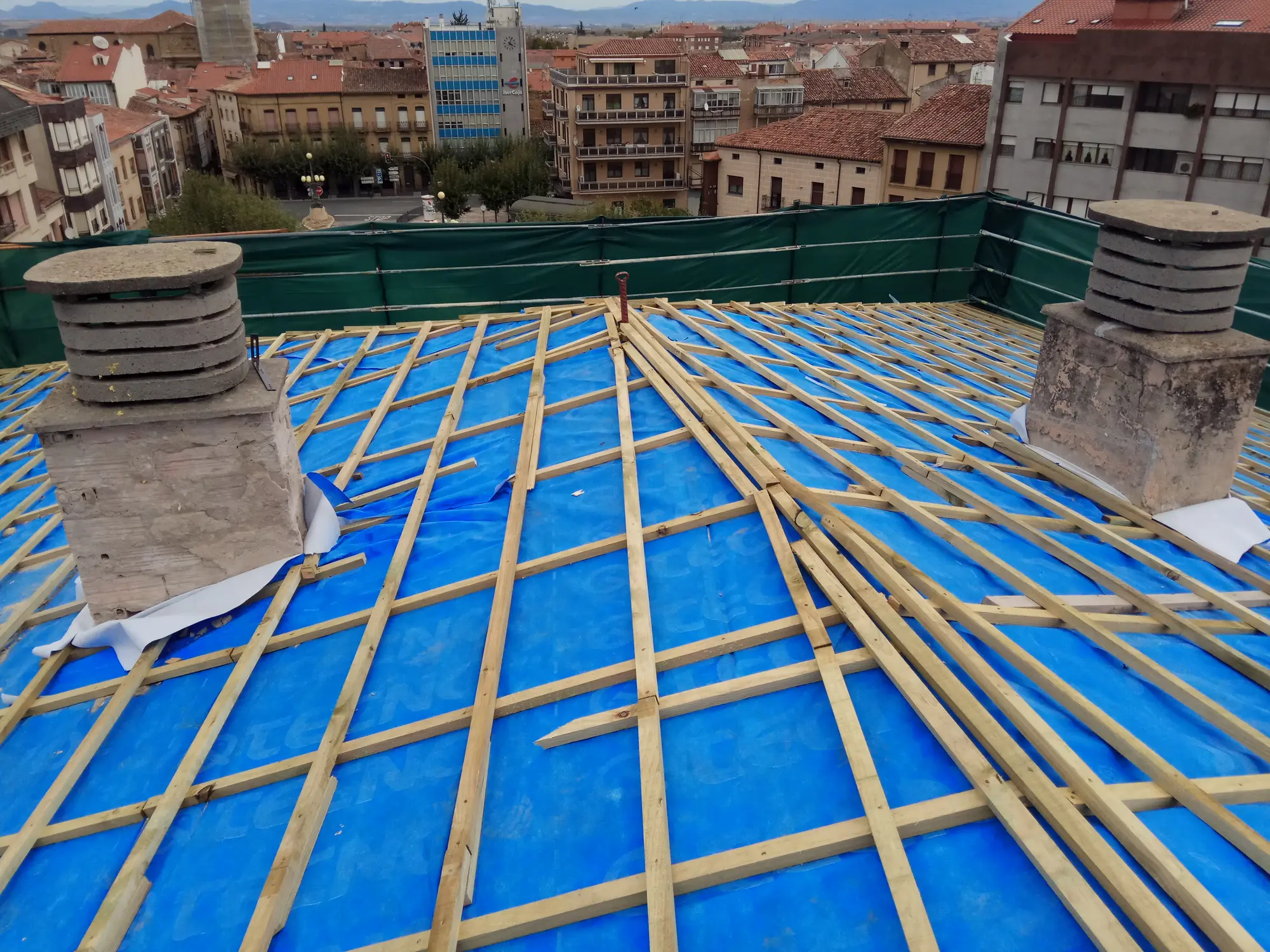 Rehabilitación de una cubierta en La Rioja