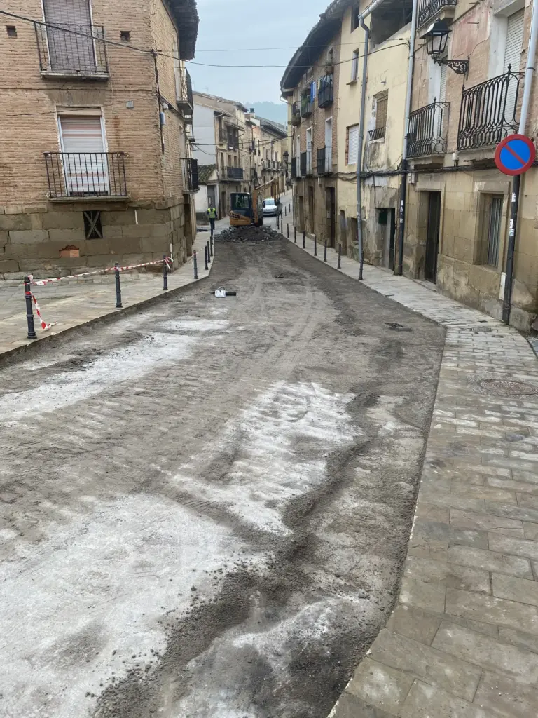 Reurbanización de calles en Fuenmayor