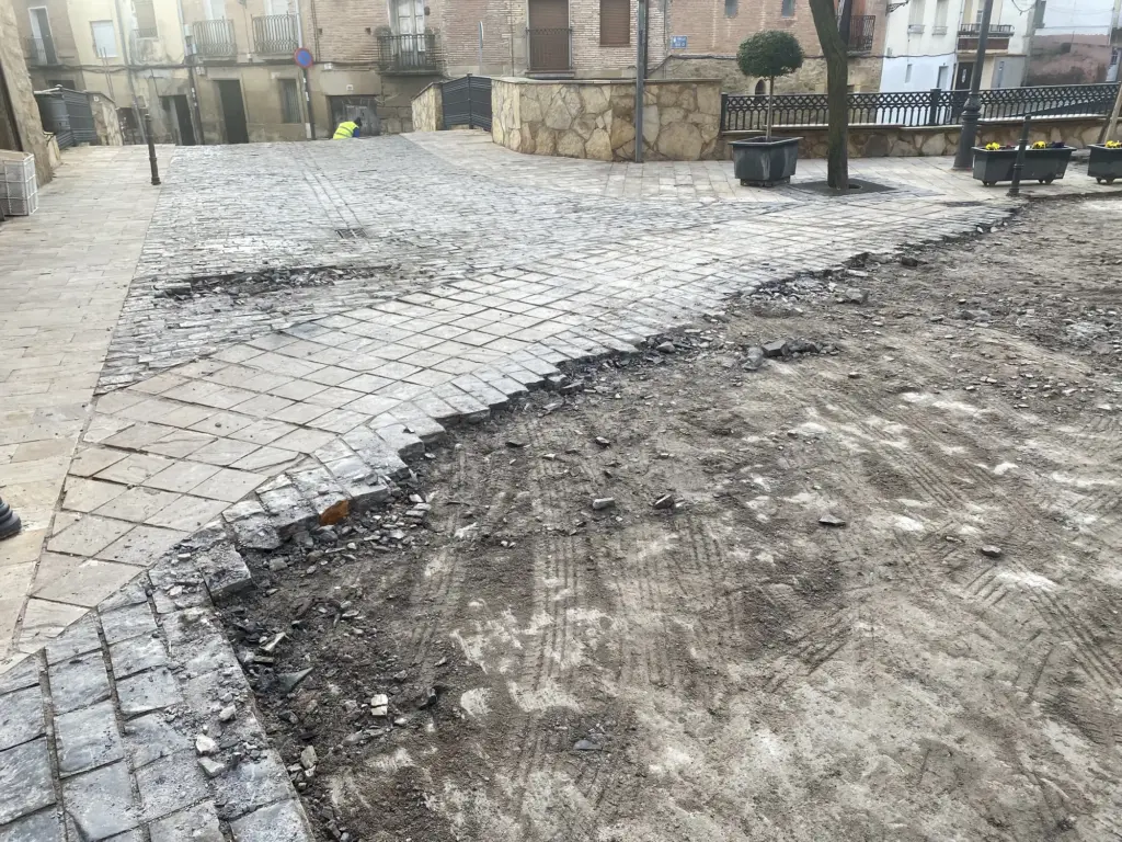 Reurbanización de calles en Fuenmayor