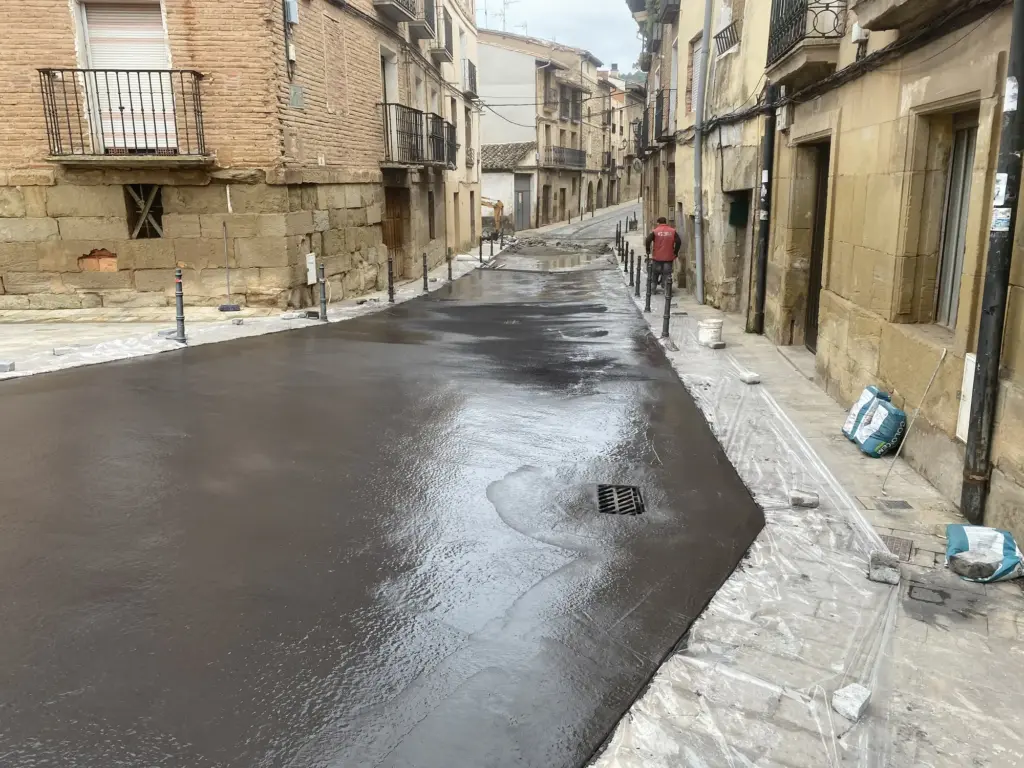 Reurbanización de calles en Fuenmayor