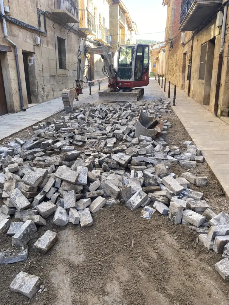 Reurbanización de calles en Fuenmayor