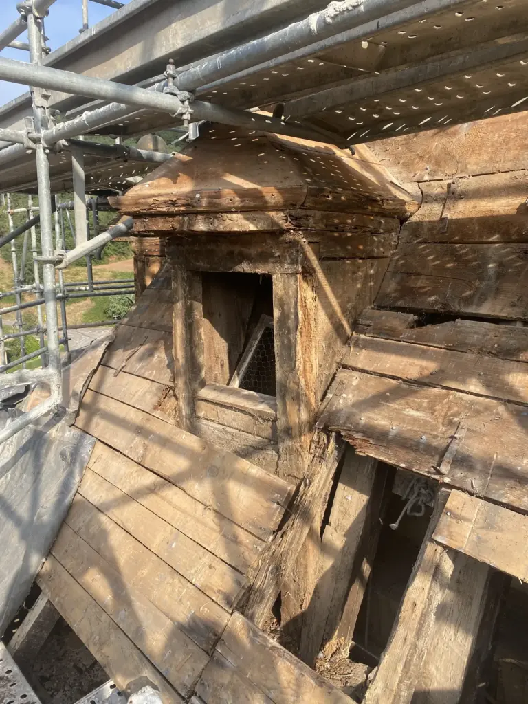 Restauración de la torre del monasterio de Yuso en San Millán de la Cogolla