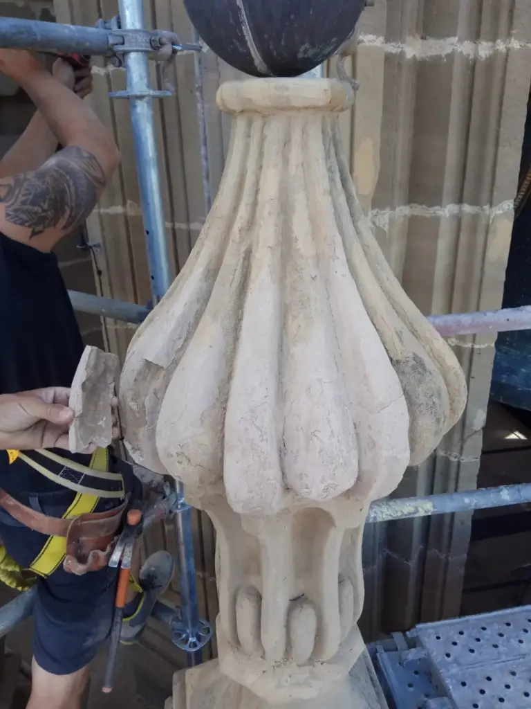 Restauración de la torre de la catedral en Santo Domingo de la Calzada